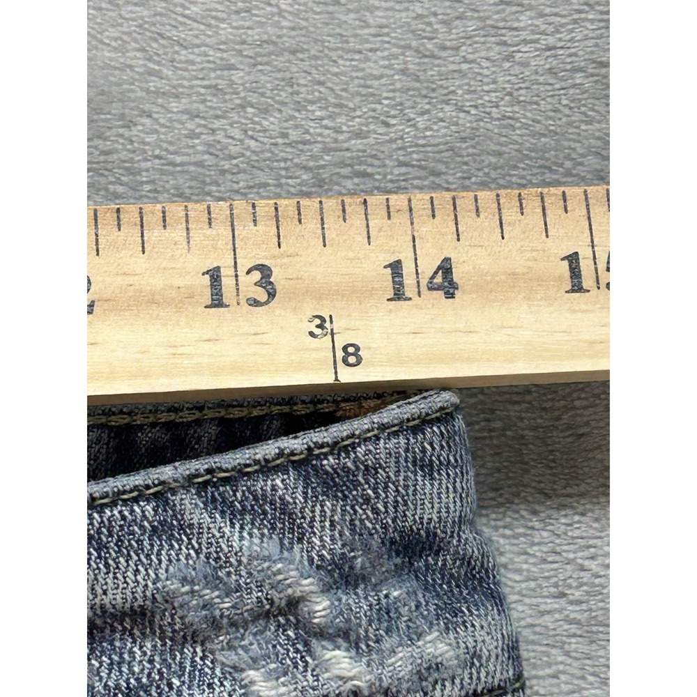Guess Y2K Jeans Womens Sz 26 Blue Bootcut Western Cowgirl Boho Low Rise Denim - Picture 10 of 14